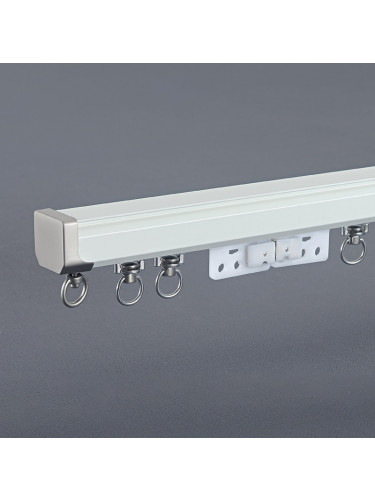 CHR35 Ivory Blue Gold Ceiling Wall Mount Curtain Tracks With Magnetic Carrier