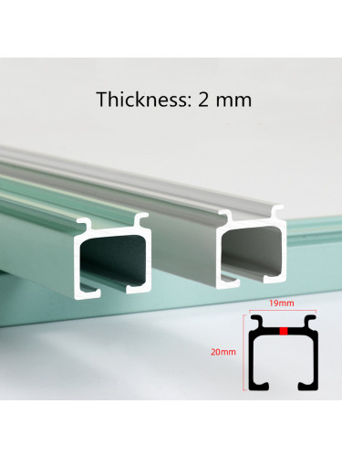 CHR37 Ivory Black Pink Blue Green Ceiling Wall Mount Aluminum Alloy Thick Curtain Tracks For Living Room