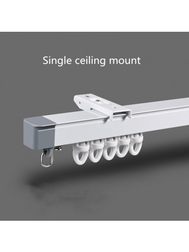 CHR4220 Ivory Extendable Ceiling Wall Mounted Curtain Tracks