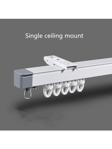 CHR4222 Ivory Extendable Ceiling Wall Mounted Curtain Tracks