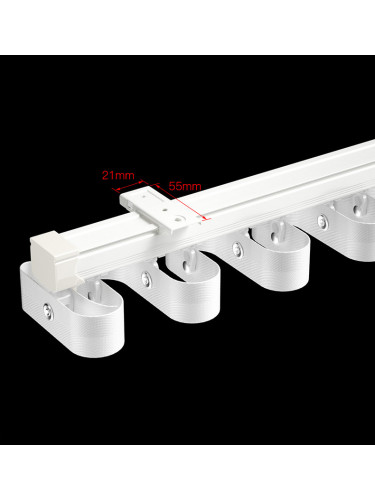 Ceiling Wall Mounted Double S-Fold Curtain Tracks Warrego