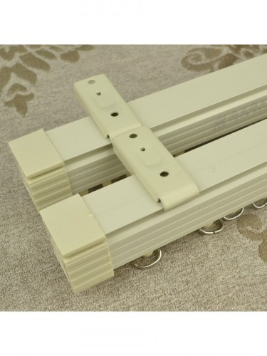 CHR6822 Gibbo Aluminum Alloy Double Curtain Track Set