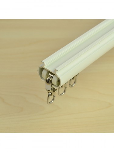 CHR7425 Aluminum Alloy Double Curtain Track Set with Valance Track