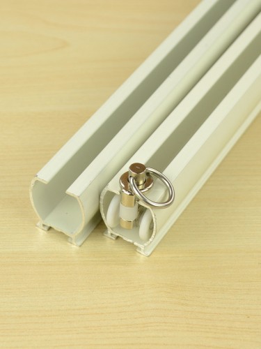 CHR7520 Single Curtain Track Set Cross-section