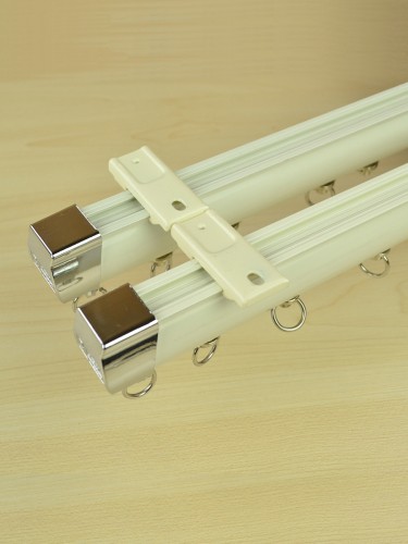 CHR7522 Double Curtain Track Set Ceiling Mount