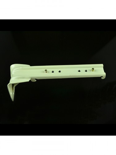 CHR8222 Ivory Bendable Double Curtain Tracks Ceiling/Wall Mount For Bay Window Double Wall Bracket