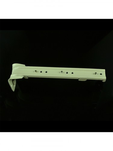 CHR7824 Ivory Wall Mounted Triple Curtain Tracks and Rails with Valance Track Triple Bracket