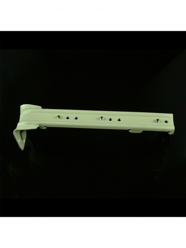 CHR8124 Ivory Triple Curtain Tracks with Valance Track Wall Mount Curtain Rails Triple Wall Bracket