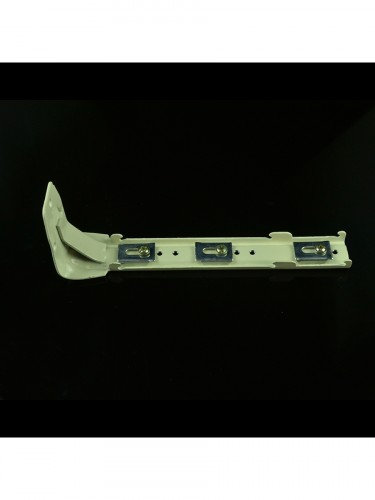 CHR8224 Ivory Bendable Triple Curtain Tracks/Rails with Valance Track Wall Mount Triple Wall Bracket