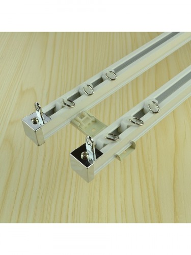 CHR7722 Ceiling Mounted or Wall Mounted Double Curtain Tracks and Rails Ceiling Mount