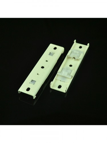 CHR8122 Ivory Double Curtain Tracks Ceiling Mount or Wall Mount Curtain Rails Double Ceiling Bracket