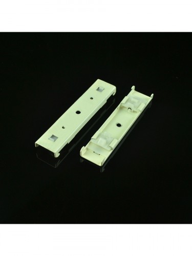 CHR8222 Ivory Bendable Double Curtain Tracks Ceiling/Wall Mount For Bay Window Double Ceiling Bracket