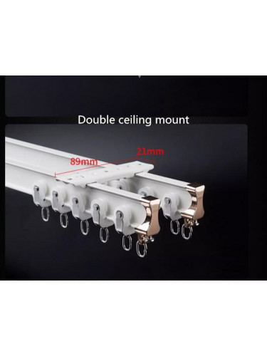 Ceiling Wall Mounted Custom Made Curtain Tracks For Bay Windows