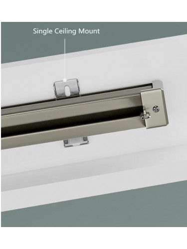 CHRY4120 Heavy Duty Aluminium Curtain Track Ceiling/Wall Mounted