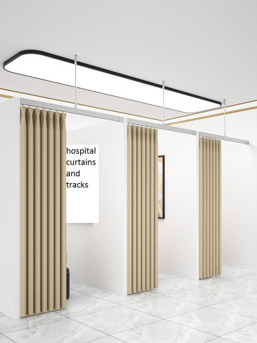 Hospital Curtains And Ceiling Tracks Room Divider 8 Colours