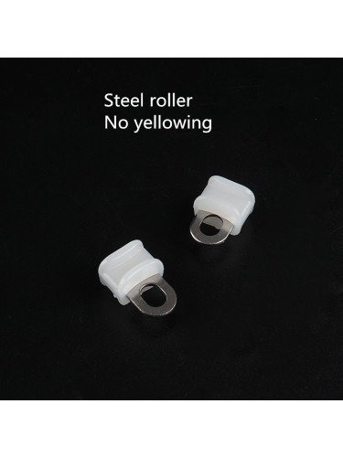CHRY55 White Very Thin Curtain Rails Concealed Ceiling Mounted