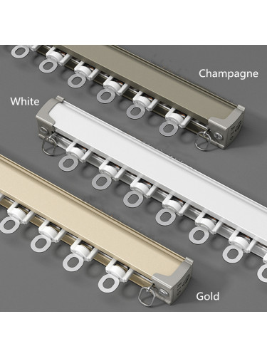 CHRY85 Thick Silent Gliss Curtain Tracks With Magnetic Carrier