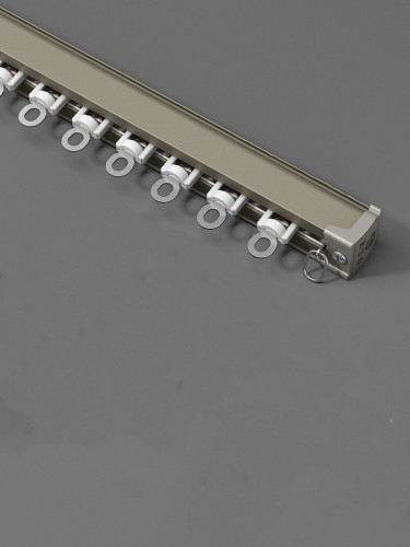 CHRY85 Thick Silent Gliss Curtain Tracks With Magnetic Carrier(Color: Champagne)