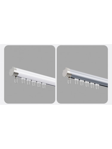 CHT02 Sonder White Black Grey Curtain Rods With Rail Gliders