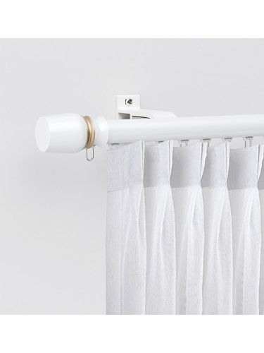 CHT02 Sonder White Black Grey Curtain Rods With Rail Gliders