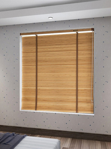 CHV02 Household Solid Waterproof Bamboo Blinds Blackout Roller Blinds Study Bedroom Living Room Office Customizable