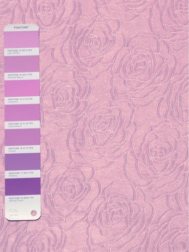 QY3163A Murrumbidgee Embossed Reflective Floral Custom Made Curtains (Color: Moonlite Mauve)