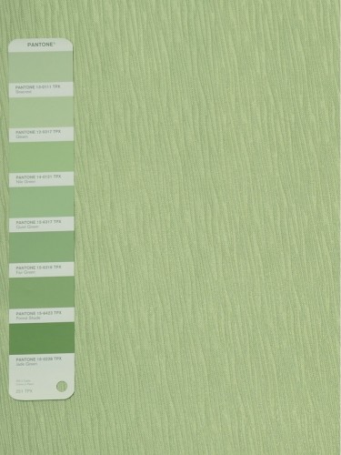 QY3163B Murrumbidgee Embossed Reflective Striped Custom Made Curtains (Color: Nile Green)