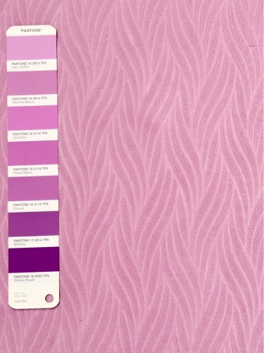 QY3163F Murrumbidgee Embossed Reflective Striped Custom Made Curtains (Color: Moonlite Mauve)