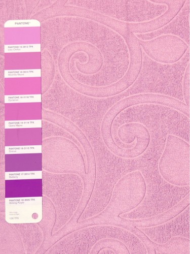 QY3163H Murrumbidgee Embossed Reflective Botanical Custom Made Curtains (Color: Moonlite Mauve)