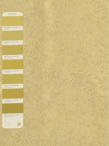 QY3163I Murrumbidgee Embossed Reflective Floral Custom Made Curtains (Color: Olivenite)