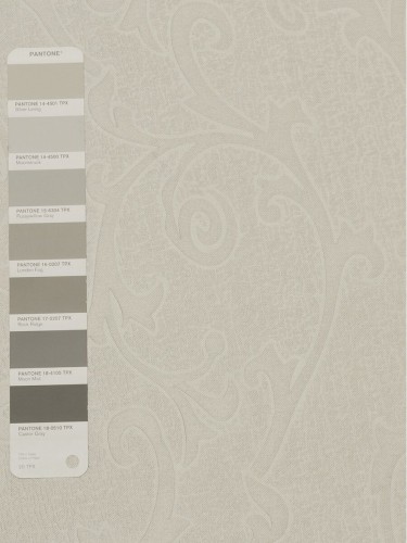 QY3163J Murrumbidgee Embossed Reflective Damask Custom Made Curtains (Color: Moonstruck)