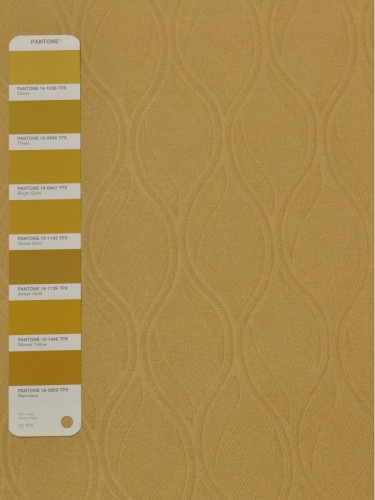 QY3163K Murrumbidgee Embossed Reflective Geometric Custom Made Curtains (Color: Amber Gold)