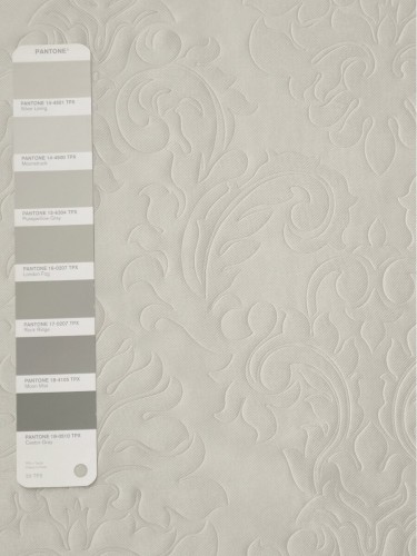 QY3163L Murrumbidgee Embossed Reflective Damask Custom Made Curtains (Color: Moonstruck)