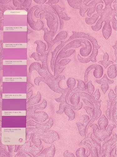 QY3163L Murrumbidgee Embossed Reflective Damask Custom Made Curtains (Color: Moonlite Mauve)