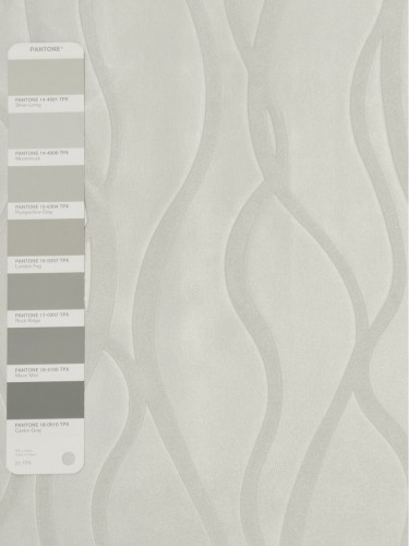 QY3163M Murrumbidgee Embossed Reflective Striped Custom Made Curtains (Color: Moonstruck)