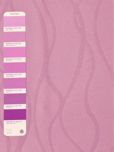 QY3163M Murrumbidgee Embossed Reflective Striped Custom Made Curtains (Color: Moonlite Mauve)