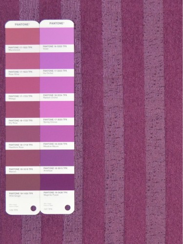 QY3241B Cooper Creek Embossed Solid Custom Made Curtains (Color: Amethyst)