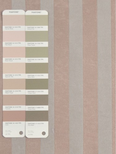 QY3241D Cooper Creek Weaving Striped Custom Made Curtains (Color: Oxford Tan)