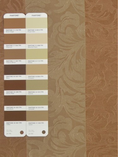 QY3241ES Cooper Creek Embossed Striped Fabric Sample (Color: Incense)
