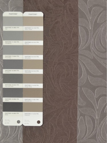 QY3241G Cooper Creek Embossed Striped Custom Made Curtains (Color: Ash)