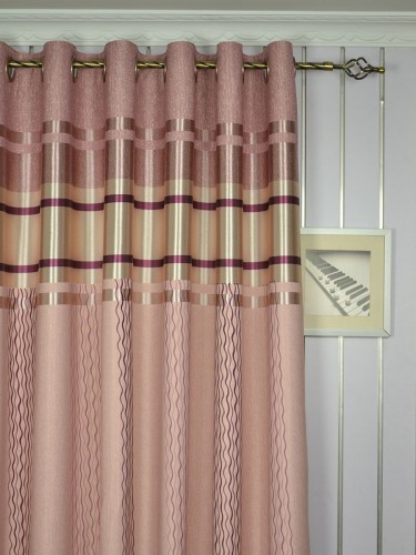 Angel Double-side Printed Pattern Ripples Custom Made Curtains (Heading: Eyelet)