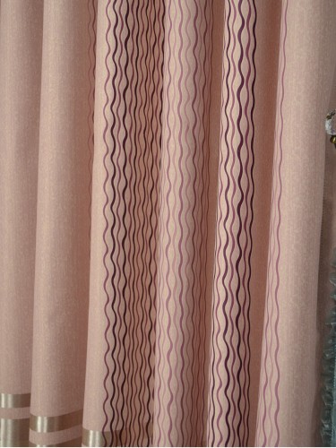 Angel Double-side Printed Pattern Ripples Custom Made Curtains Fabric Details