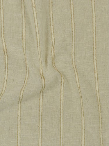 QY7151SAE Laura Multi Type Faux Linen Rod Pocket Sheer Curtains (Color: Moonbeam)