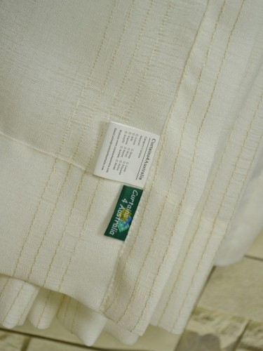 QY7151SAS Laura Multi Type Faux Linen Fabric Sample (Color: Snow)