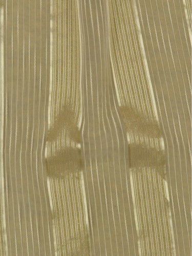 QY7151SBA Laura Striped Weaving Versatile Pleat Sheer Curtains (Color: Cloud Dancer)