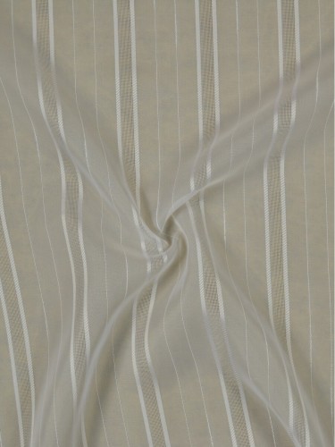 QY7151SES Laura Striped Polyester Fabric Sample (Color: Lavender Blue)