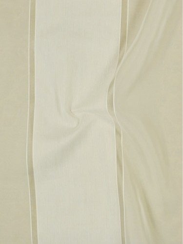 QY7151SHS Laura Big Striped Polyester Fabric Sample (Color: Marshmallow)