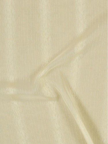 QY7151SIG Laura Snow Striped Concealed Tab Top Sheer Curtains (Color: Alabaster Gleam)