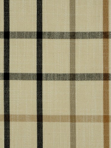 Hudson Yarn Dyed Small Plaid Blackout Double Pinch Pleat Curtains (Color: Black)
