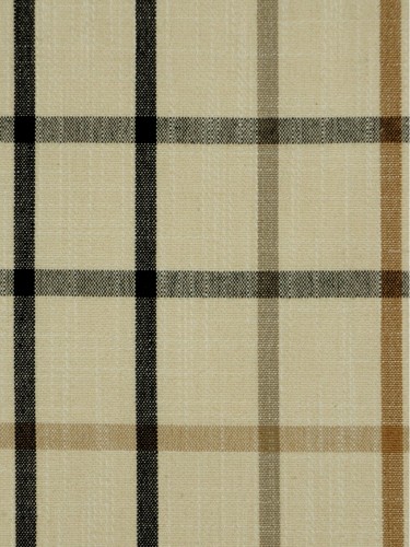 Hudson Yarn Dyed Small Plaid Blackout Custom Made Curtains (Color: Black)